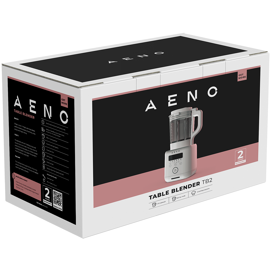 AENO Table Blender-Soupmaker TB2: 800W, 35000 rpm, boiling mode, high borosilicate glass cup, 1.75L, 6 automatic programs, preset time, LED-display [4]