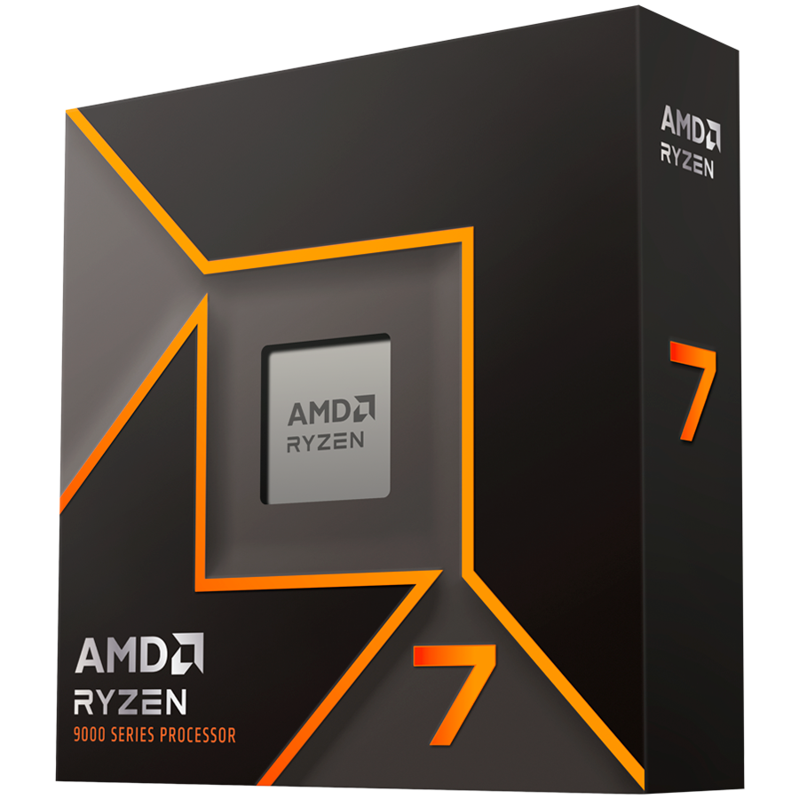 AMD CPU Desktop Ryzen 7 8/16T 9700X (3.8GHz/5.5GHz,40MB,65W,AM5) box, with Radeon Graphics [1]
