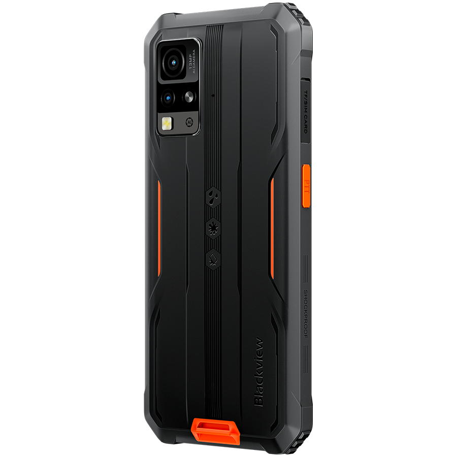 Blackview Rugged BV4800Pro LTE 6.56" HD+IPS 720x1612 60Hz GORILLA GLASS 5 T606 Octa-core 1.6GHz 4GB/128GB CAM Front 8MP Rear 16MP+2MP 5180mAh Android 15 5180mAh NO Charger Orange [6]