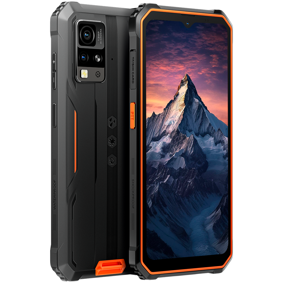 Blackview Rugged BV4800Pro LTE 6.56" HD+IPS 720x1612 60Hz GORILLA GLASS 5 T606 Octa-core 1.6GHz 4GB/128GB CAM Front 8MP Rear 16MP+2MP 5180mAh Android 15 5180mAh NO Charger Orange [3]
