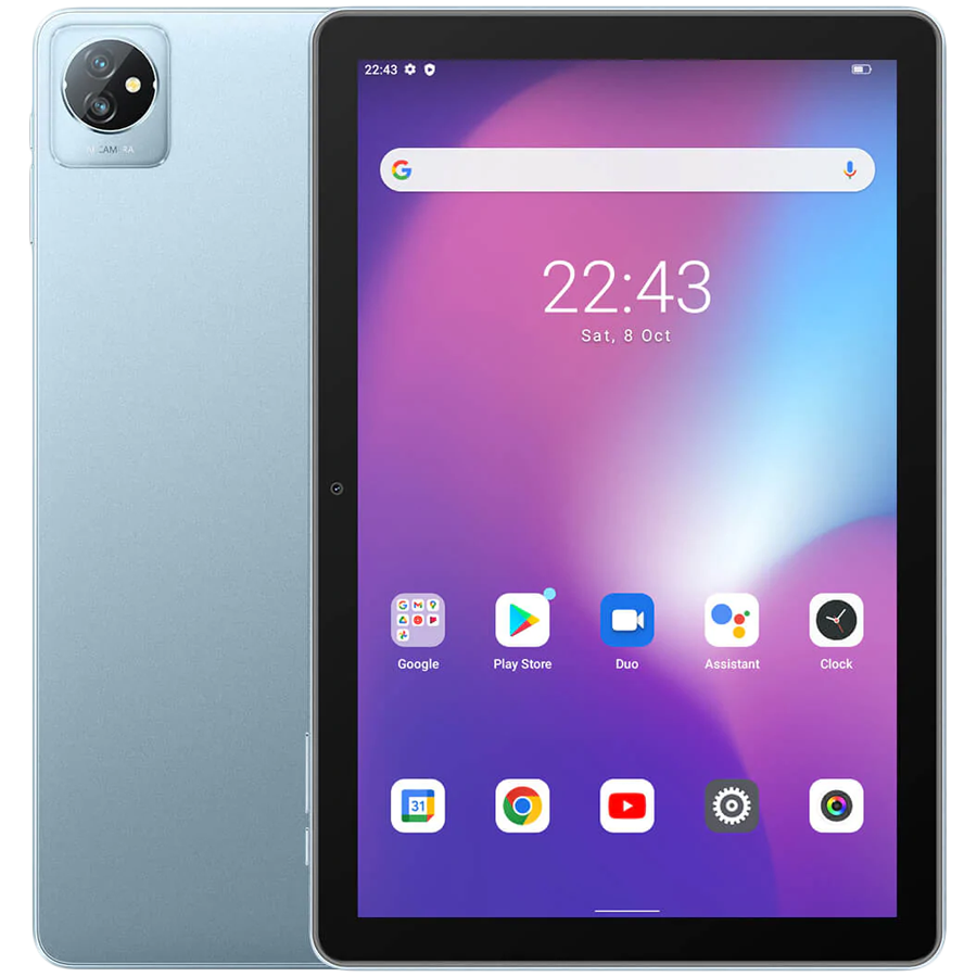 Blackview Tab 70 WiFi 4GB/64GB, 10.1 inch HD+ 800x1280 IPS, Quad-core, 2MP Front/5MP Back Camera, Battery 6580mAh, Android 13, Blue [1]