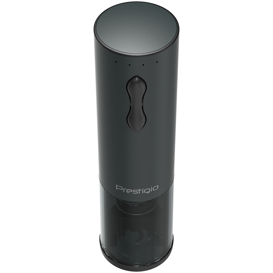 Bolsena, Electric wine opener with Prestigio Logo, aerator , vacuum preserver, Black color [4]