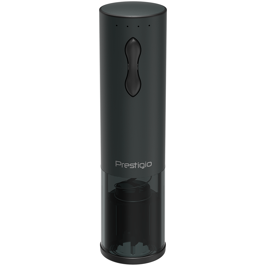 Bolsena, Electric wine opener with Prestigio Logo, aerator , vacuum preserver, Black color [1]