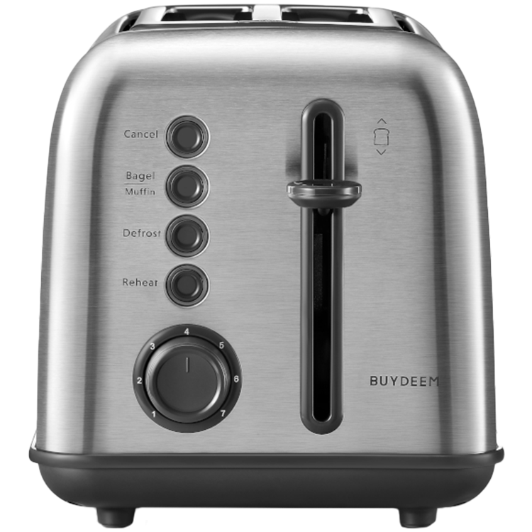 BUYDEEM 2 Slice Toaster, model DT620E, color Stainless Steel, EU [3]