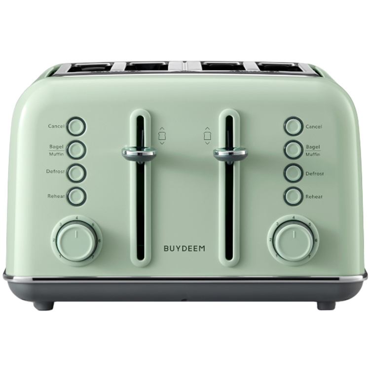 BUYDEEM 4 Slice Toaster, model DT640E, color Cozy Greenish, EU [2]