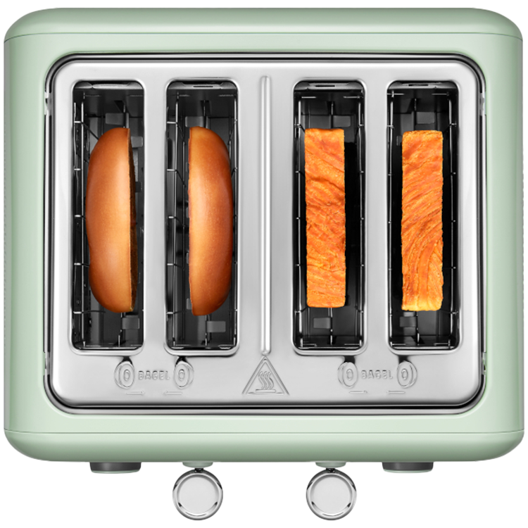 BUYDEEM 4 Slice Toaster, model DT640E, color Cozy Greenish, EU [3]