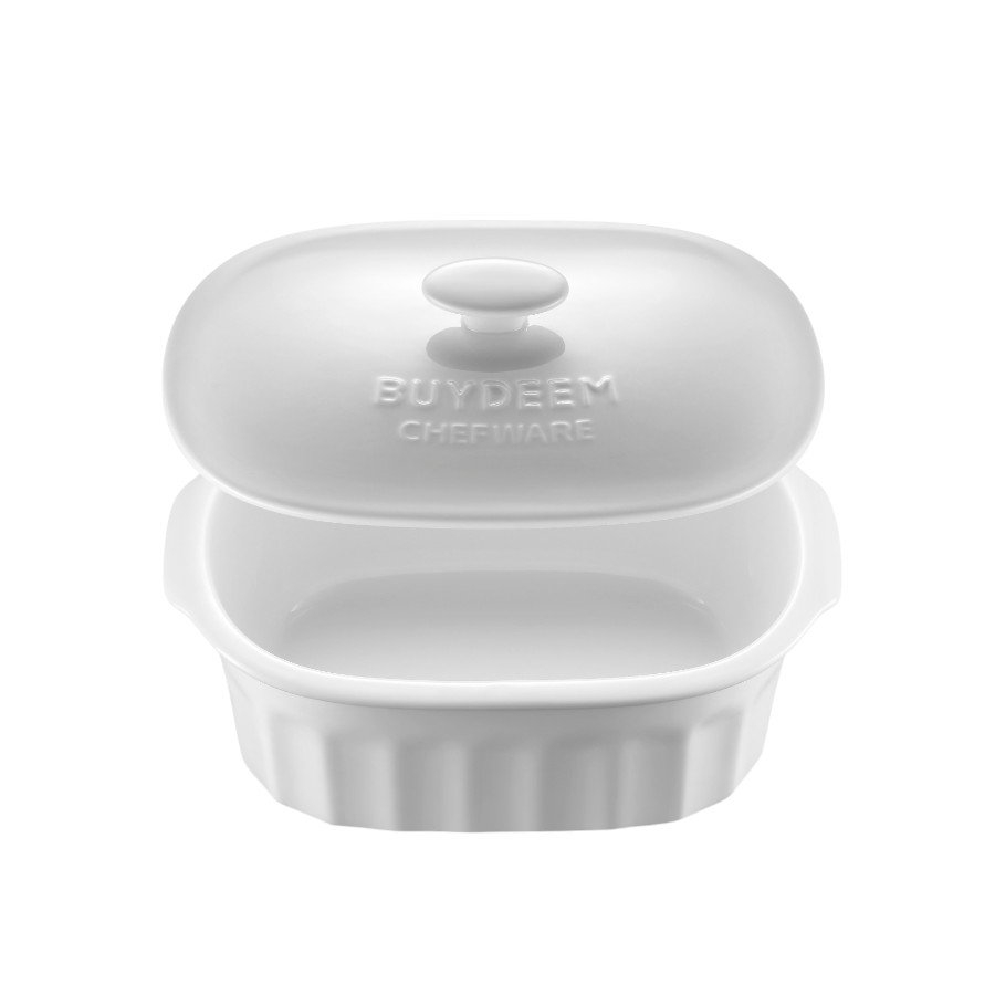 BUYDEEM Ceramic Cocotte 2 L, model CT1005, color White [1]