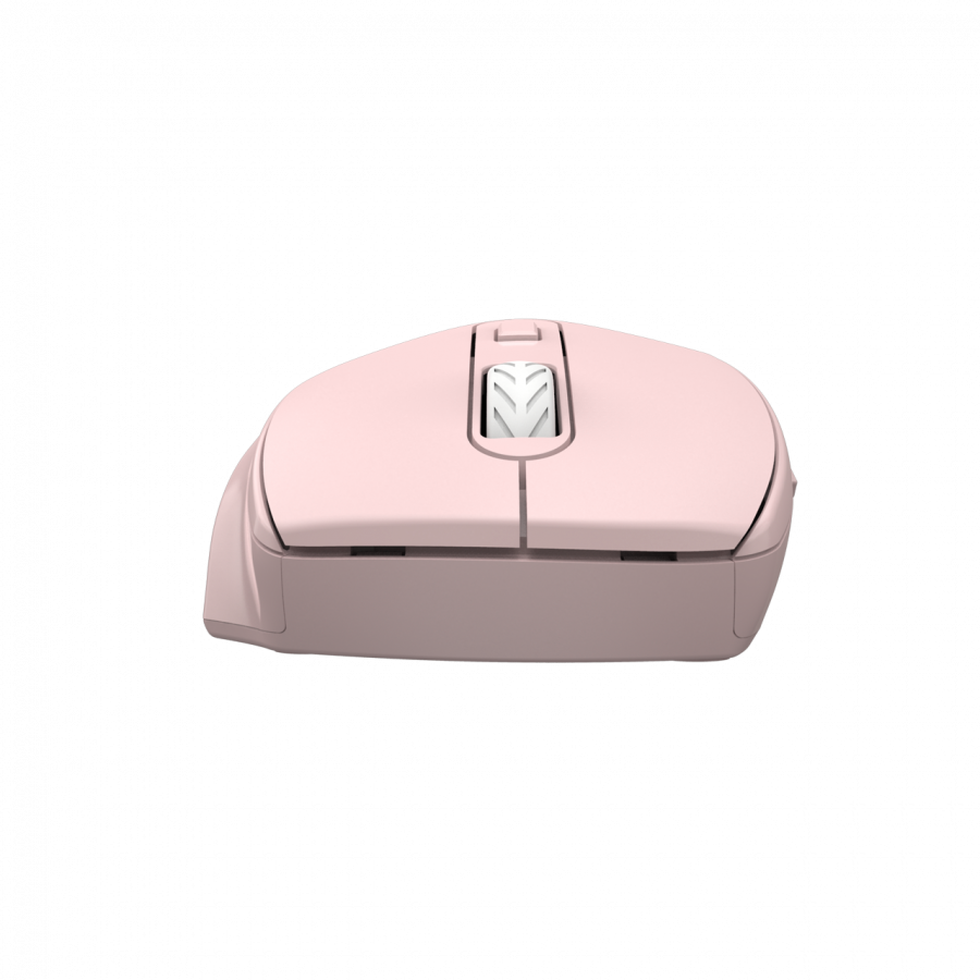 Canyon 6 buttons wireless 2.4Ghz mouse, MX8650A Sensor, DPI up to 1600,Injection case, 3 M life times left and right switches, 2xAAA battery, ABS material. Size: 105x71x40mm, Weight: 59g, Pink [4]