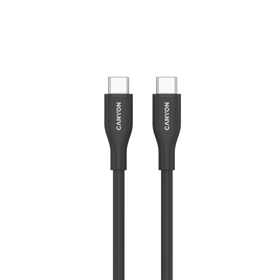 CANYON cable CC60SC10 C-C 60W 1m Silicon Black [2]
