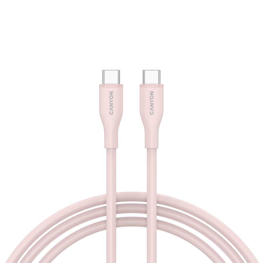 CANYON cable CC60SC10 C-C 60W 1m Silicon Pink Sand [1]