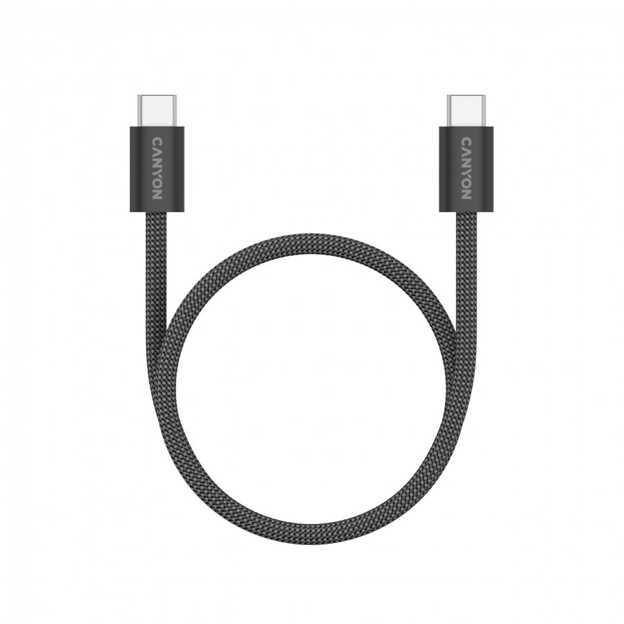 CANYON cable OnWire 60MG C-C 60W Magnet Braided 1m Black [4]