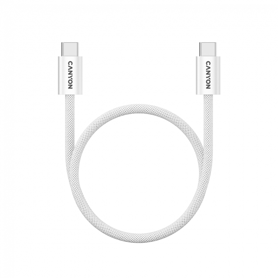CANYON cable OnWire 60MG C-C 60W Magnet Braided 1m White [4]