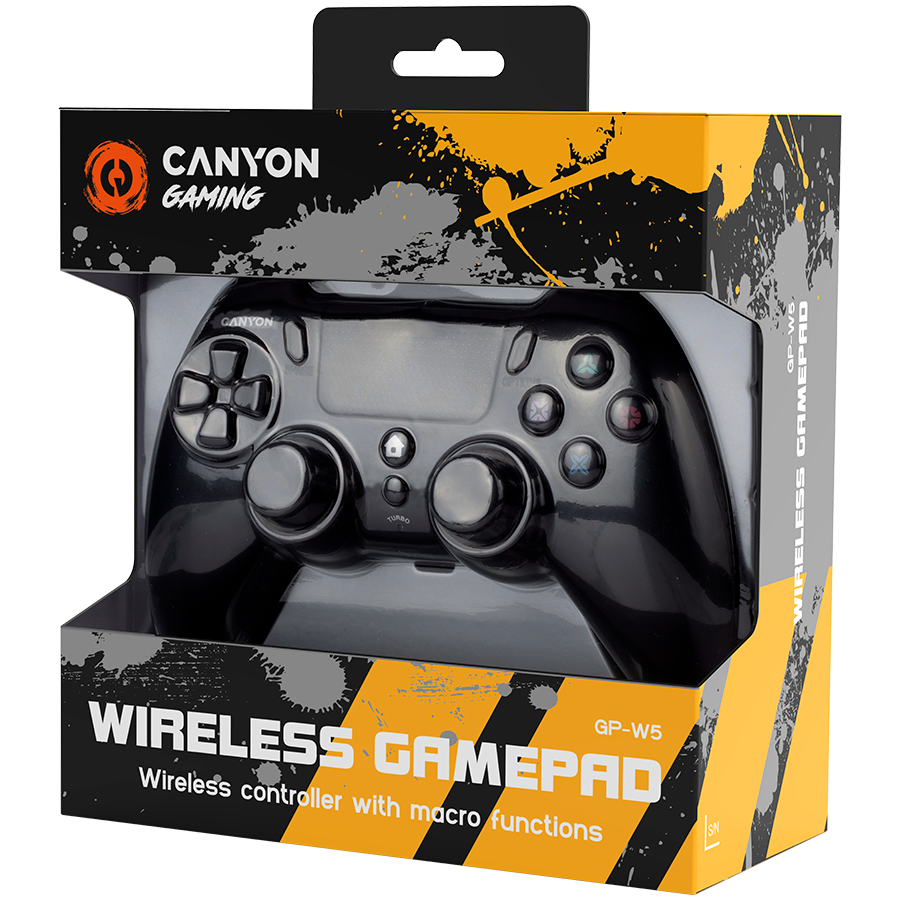 CANYON gamepad GP-W5 PS4 Wireless Black [4]