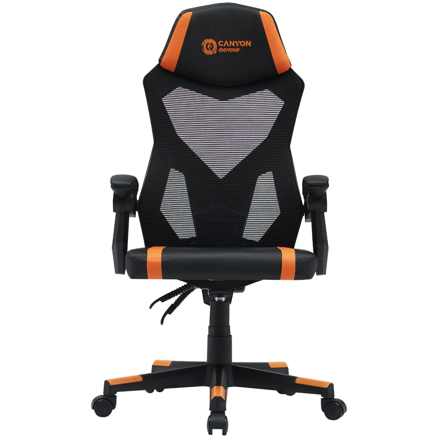 CANYON gaming chair Flow MCH01 Mesh Black Orange [1]