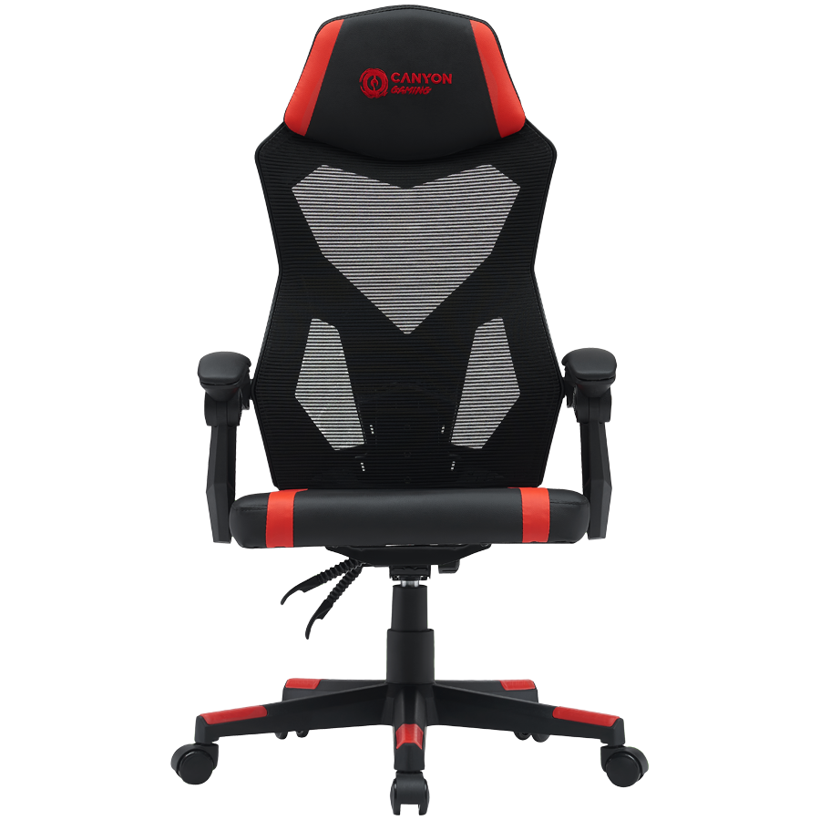 CANYON gaming chair Flow MCH01 Mesh Black Red [1]