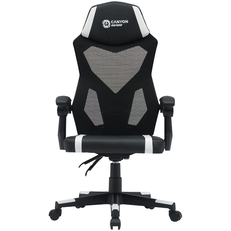 CANYON gaming chair Flow MCH01 Mesh Black White [1]