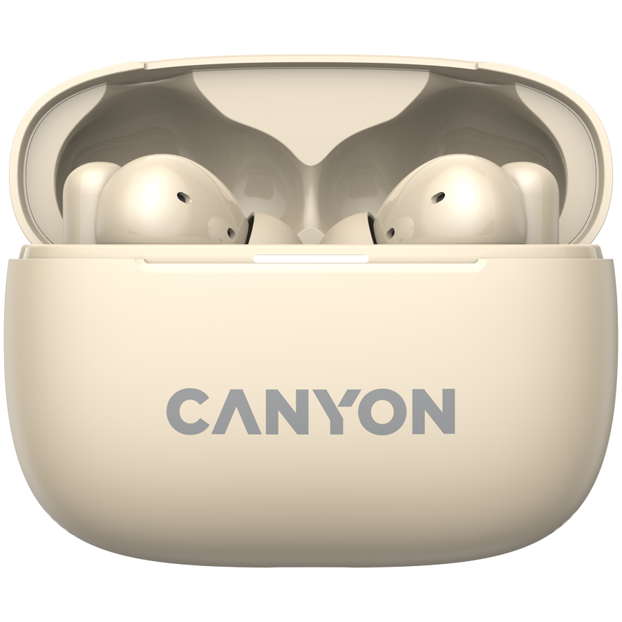 CANYON headset OnGo TWS-10 ANC+ENC Beige [2]