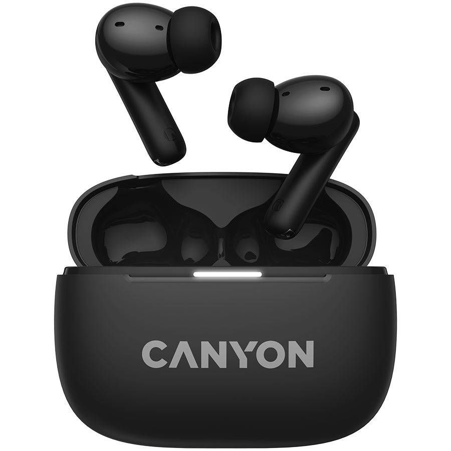 CANYON headset OnGo TWS-10 ANC+ENC Black [1]