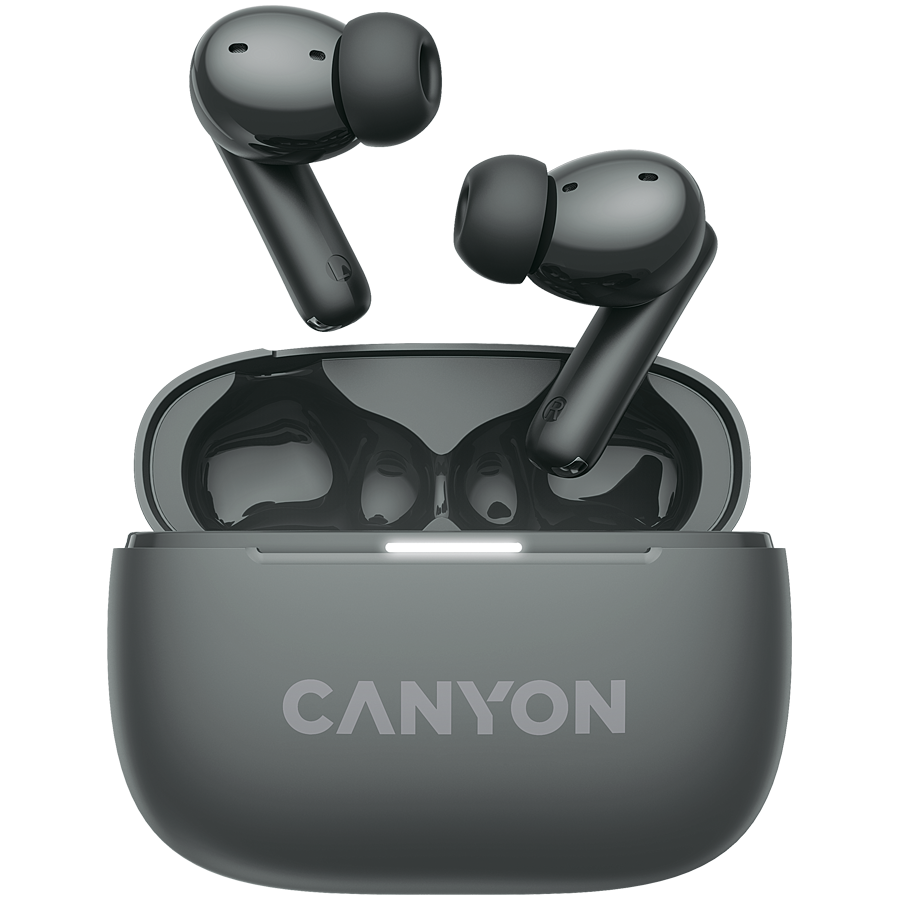 CANYON headset OnGo TWS-10 ANC+ENC Grey [1]