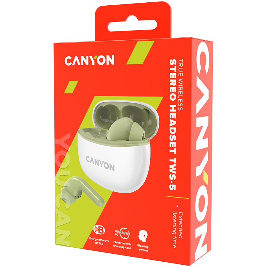 CANYON headset TWS-5 Green [5]