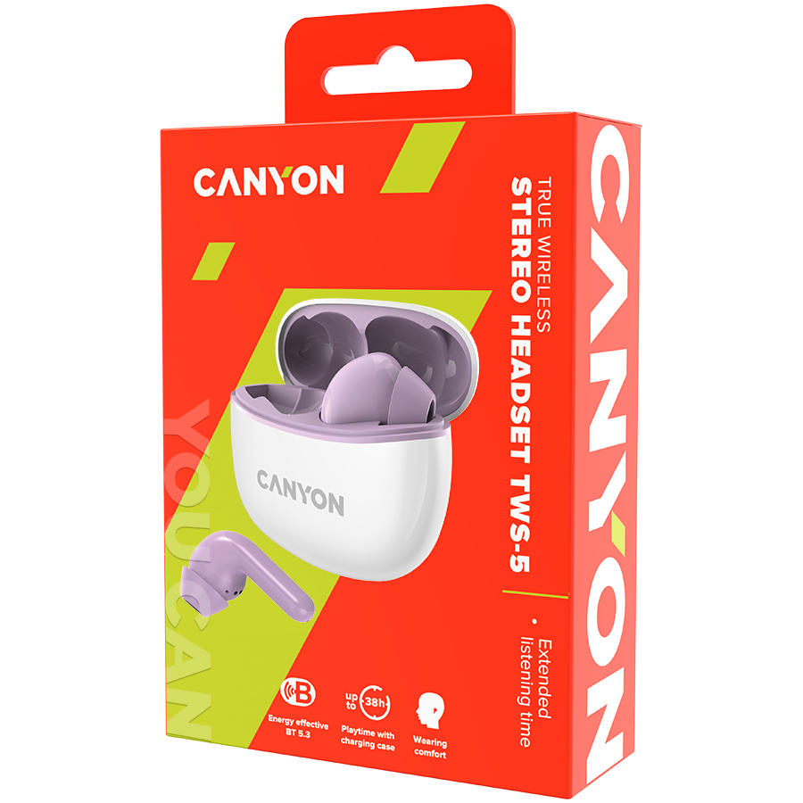 CANYON headset TWS-5 Purple [5]