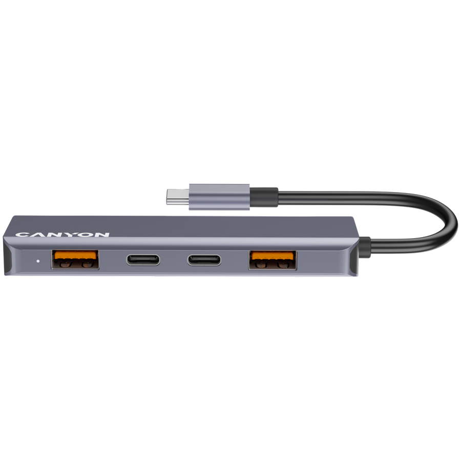 CANYON hub DS-18 5in1 USB-C Grey [2]