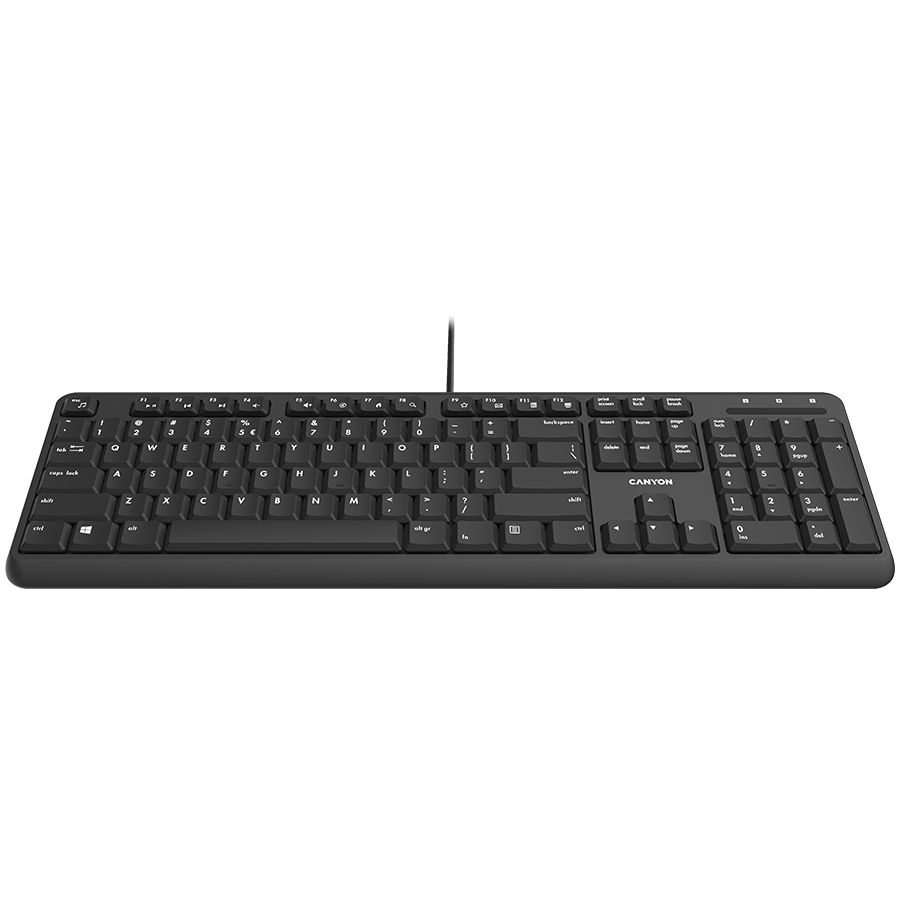 CANYON keyboard HKB-20 EN Velvet Wired Black [2]