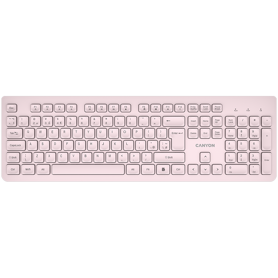CANYON keyboard HKB-W01 UK/US AAA Wireless Beige [1]