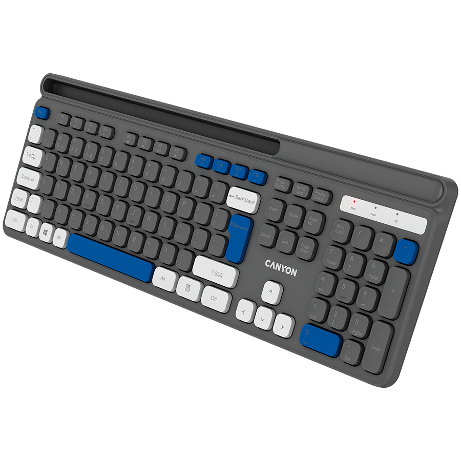 CANYON keyboard HKB-W03 EN AAA Wireless Grey [5]