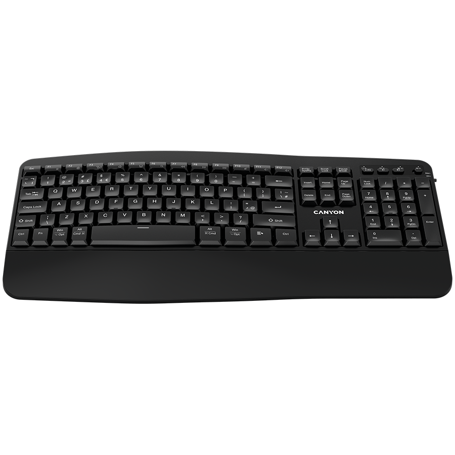 CANYON keyboard HKB-W6 Wireless Black [1]