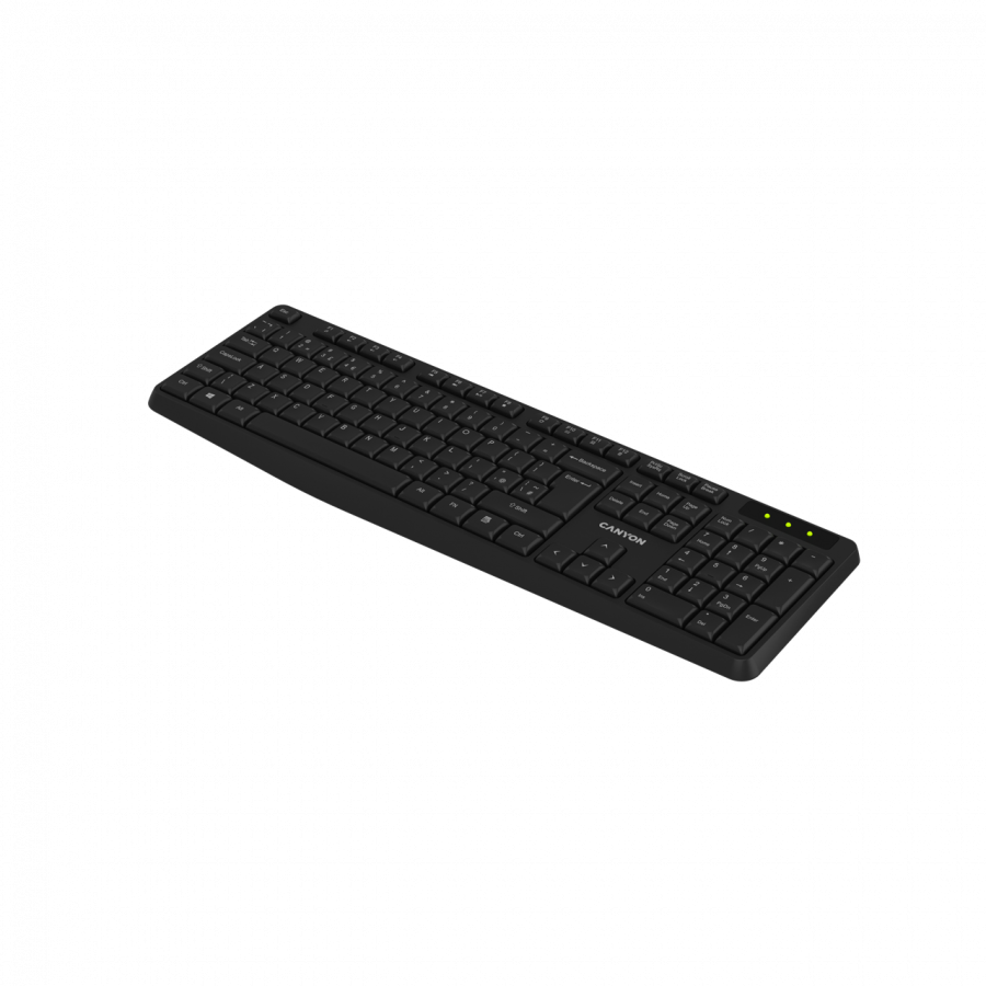 CANYON keyboard KB-W01 EN Wireless Black [3]