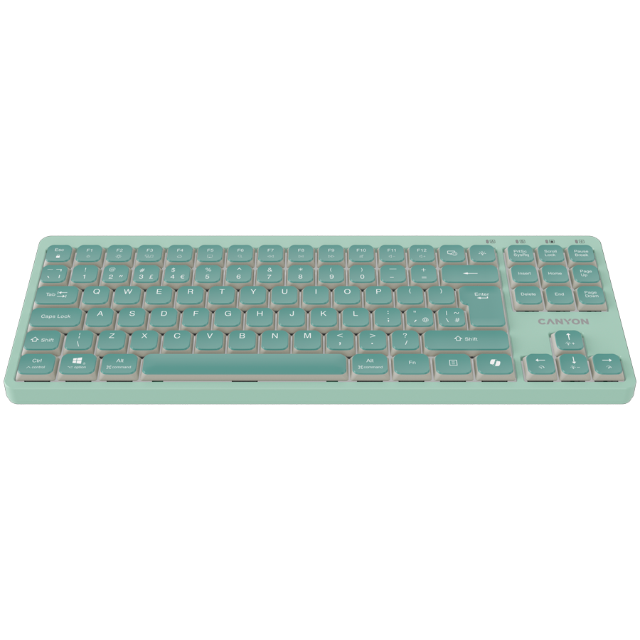 CANYON Keyboard OnType 10 Low Profile EN Wired Grey [2]