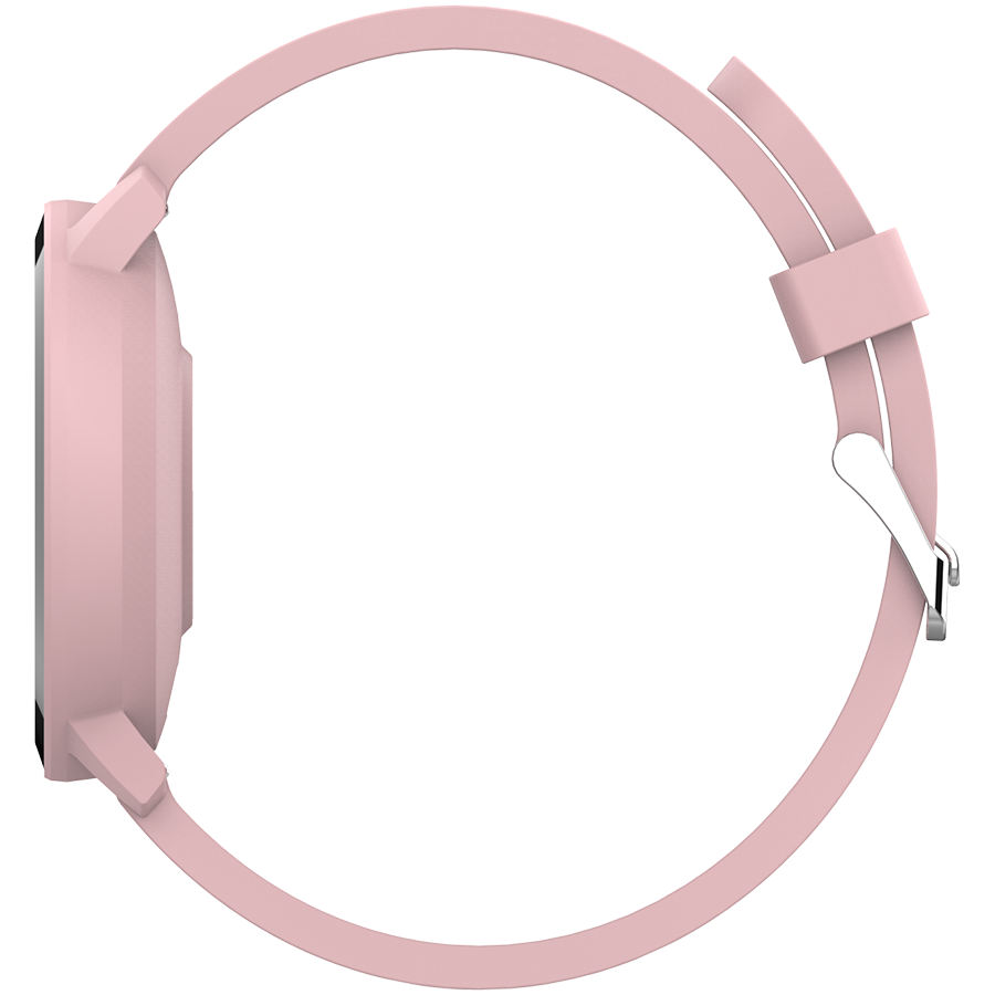 CANYON Lollypop SW-63, Smart watch, 1.3inches IPS full touch screen, Round watch, IP68 waterproof, multi-sport mode, BT5.0, compatibility with iOS and android, Pink, Host: 25.2*42.5*10.7mm, Strap: 20* [4]