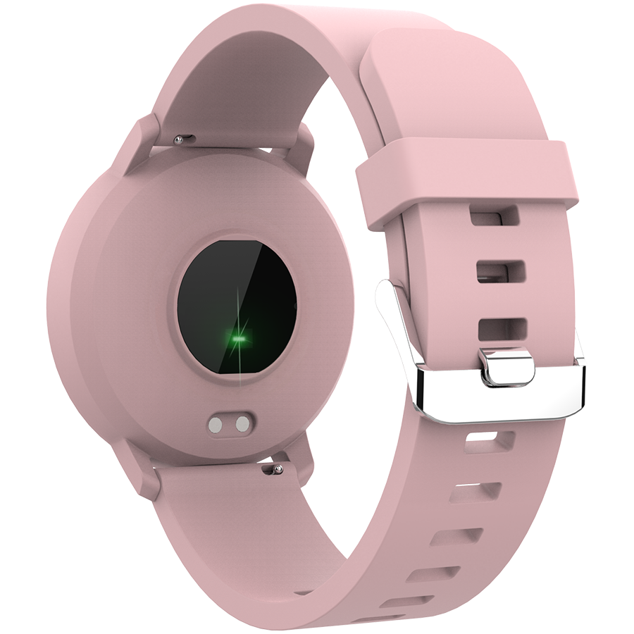 CANYON Lollypop SW-63, Smart watch, 1.3inches IPS full touch screen, Round watch, IP68 waterproof, multi-sport mode, BT5.0, compatibility with iOS and android, Pink, Host: 25.2*42.5*10.7mm, Strap: 20* [3]