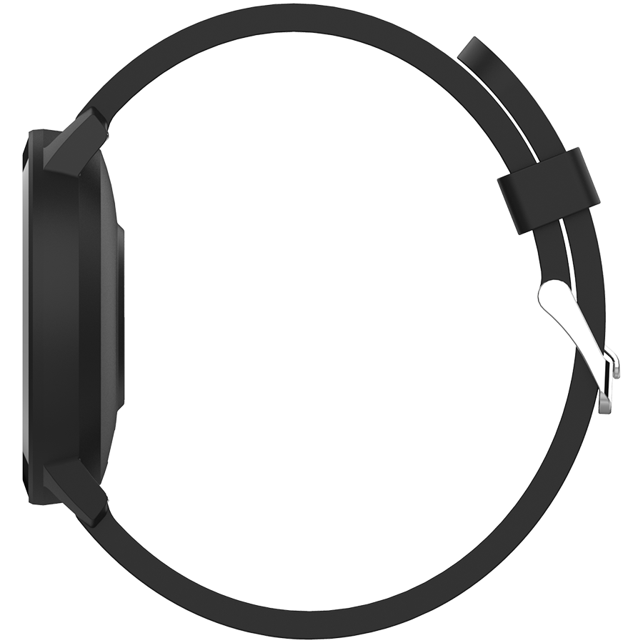 CANYON Lollypop SW-63, Smart watch, 1.3inches IPS full touch screen, Round watch, IP68 waterproof, multi-sport mode, BT5.0, compatibility with iOS and android, black, Host: 25.2*42.5*10.7mm, Strap: 20 [4]