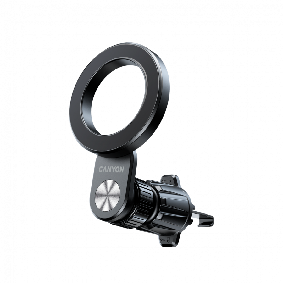 CANYON Magnetic car holder OnGrip 12 suction + air vent Black [7]
