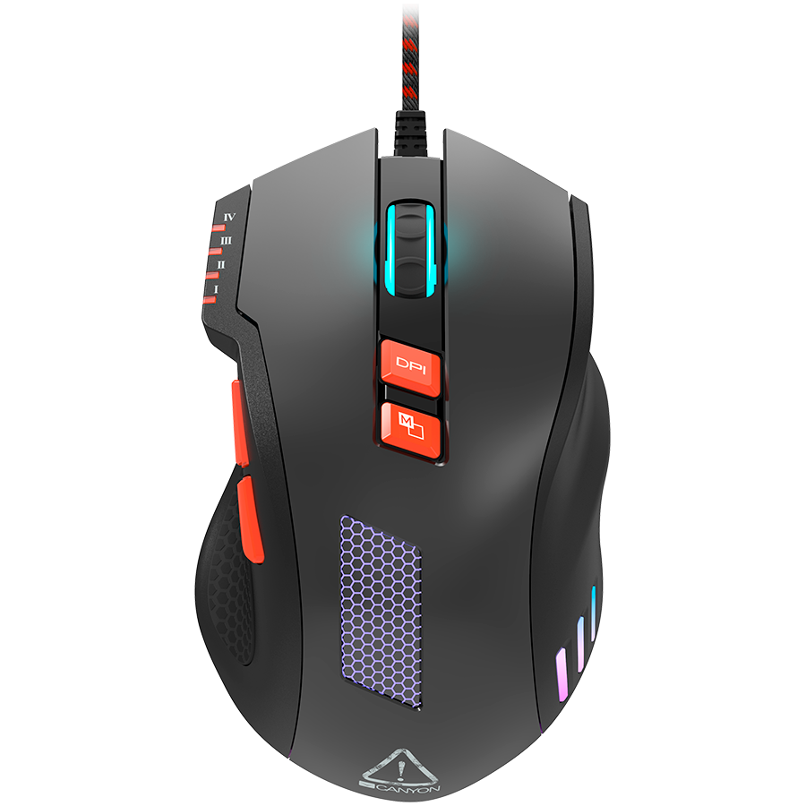 CANYON mouse Corax GM-5N RGB 8buttons Wired Black [1]