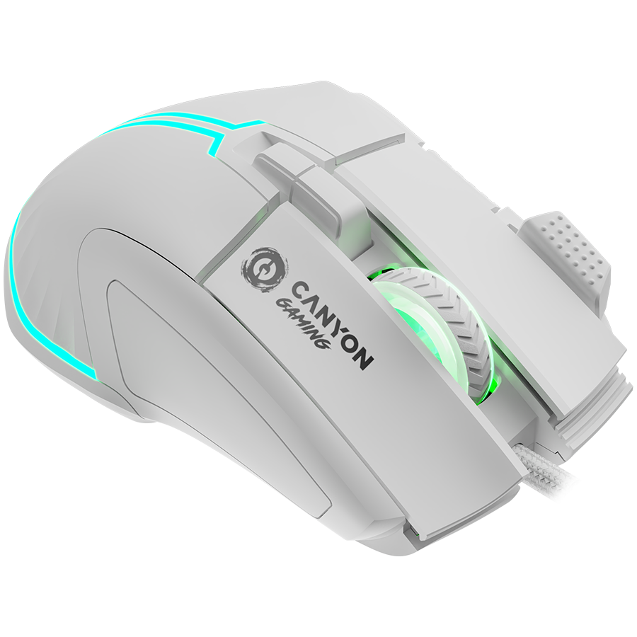 CANYON mouse Fortnax GM-636 RGB 9buttons Wired White [4]