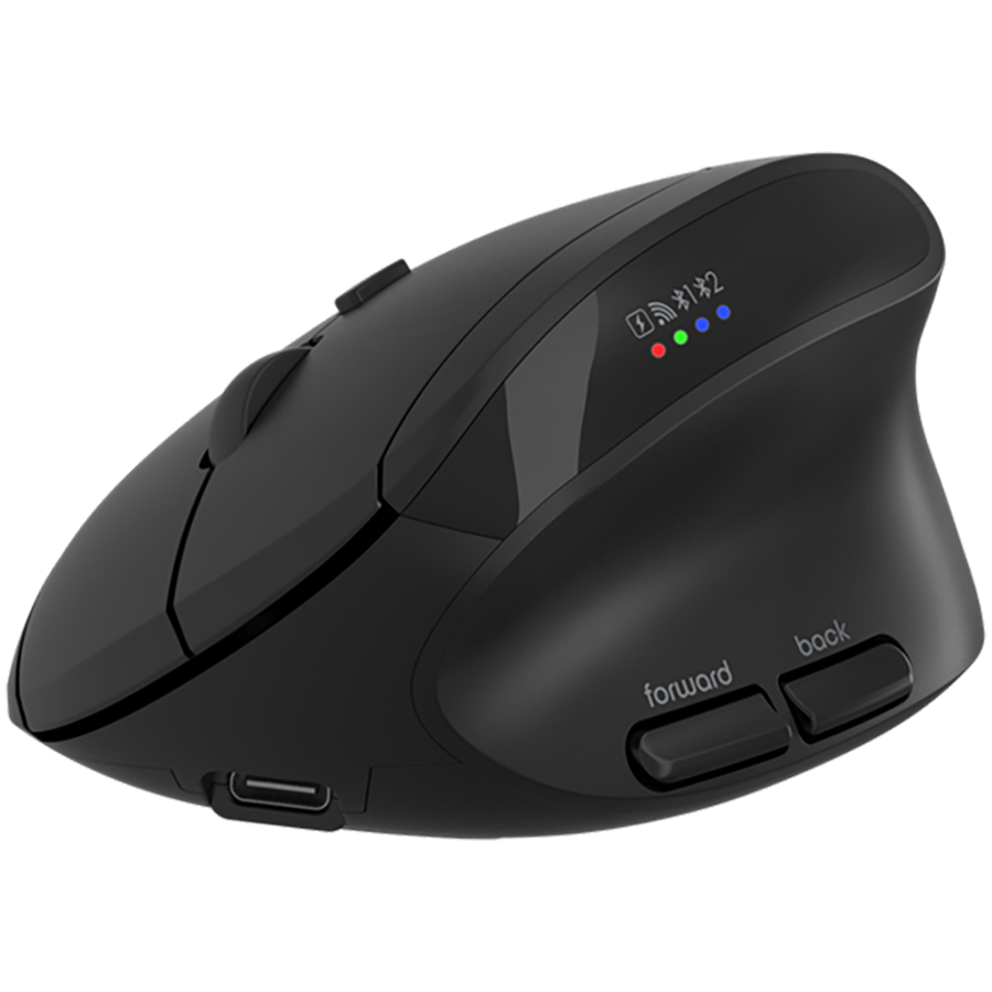 CANYON mouse MW-25 Ergonomic LED AA Dual mode Wireless Black [2]