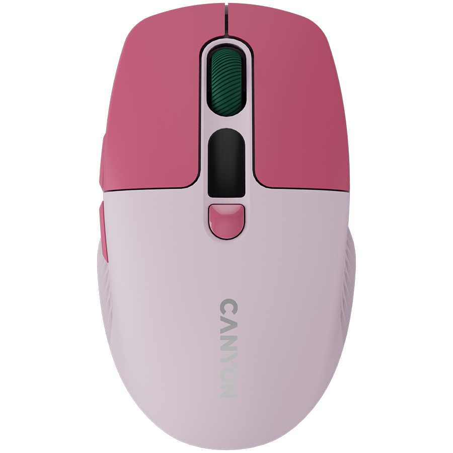 CANYON mouse MW-26 LCD Silent Dual Mode Wireless Pink [1]