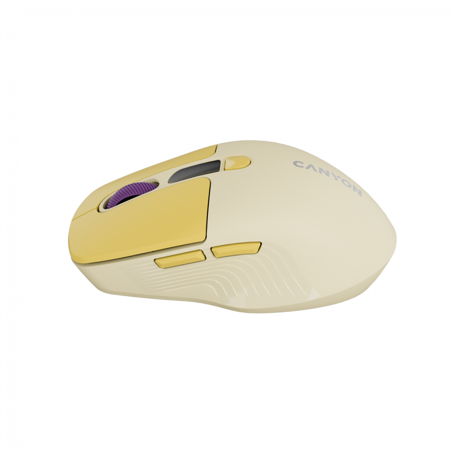 CANYON mouse MW-26 LCD Silent Dual Mode Wireless Yellow [3]