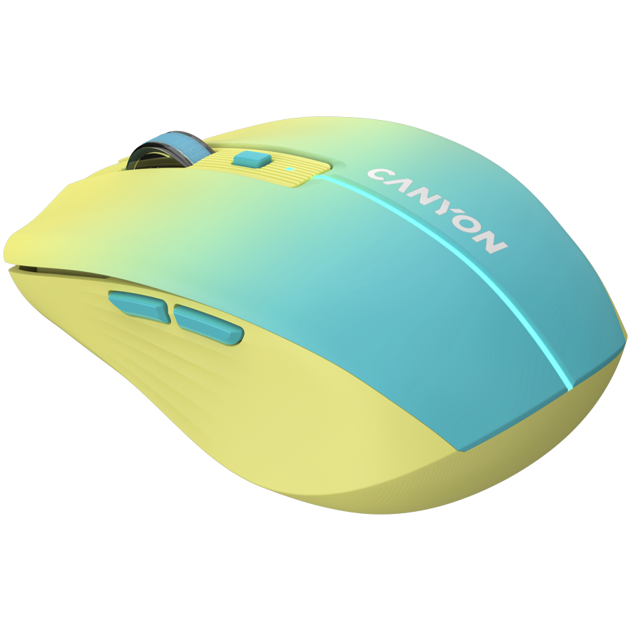 CANYON mouse MW-44 Wireless Charge Yellow Blue [3]