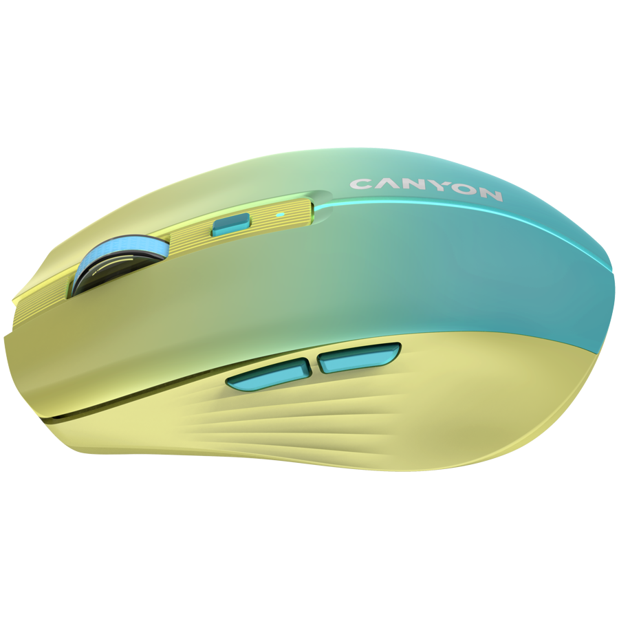CANYON mouse MW-44 Wireless Charge Yellow Blue [2]