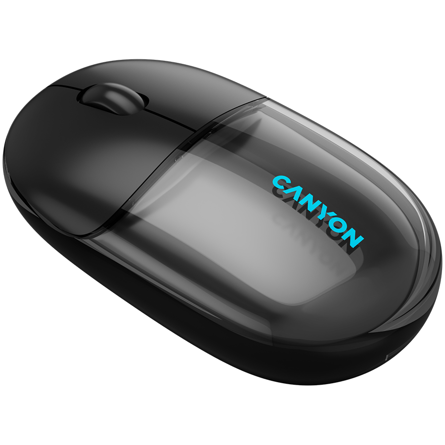CANYON mouse OnClick 24 BT/ Wireless Transparent/Black [3]