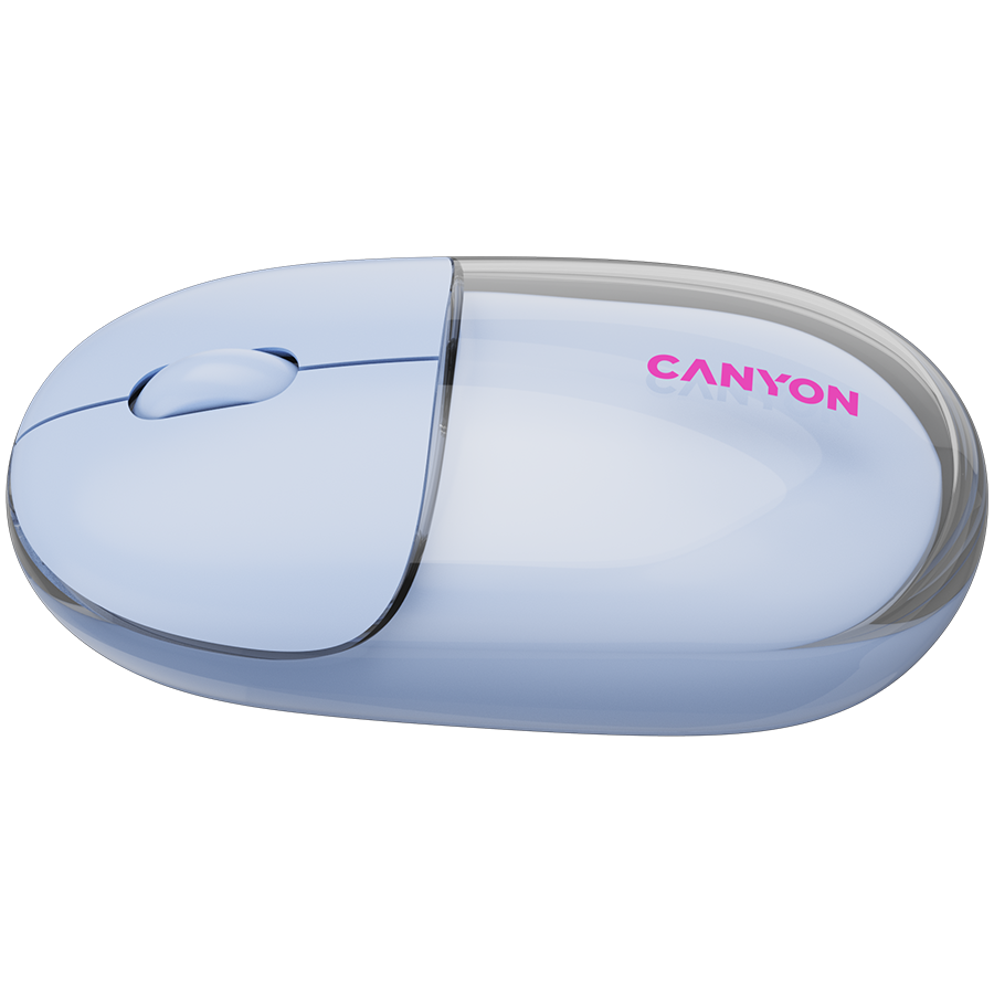 CANYON mouse OnClick 24 BT/ Wireless Transparent/Blue [4]