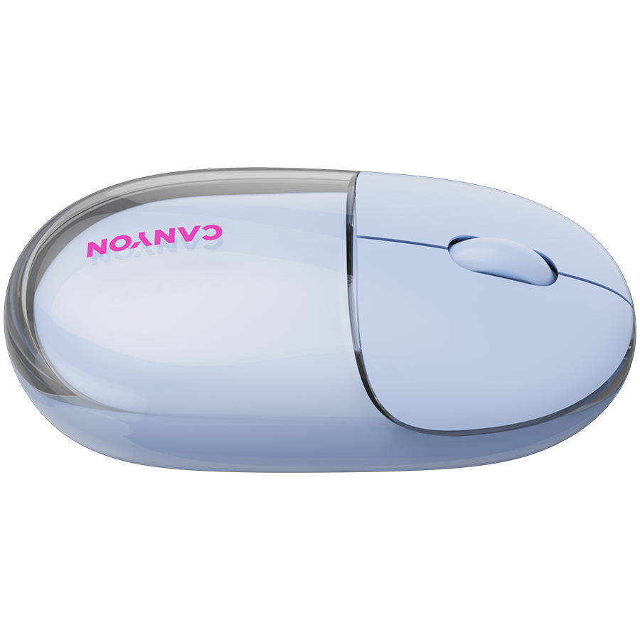 CANYON mouse OnClick 24 BT/ Wireless Transparent/Blue [7]