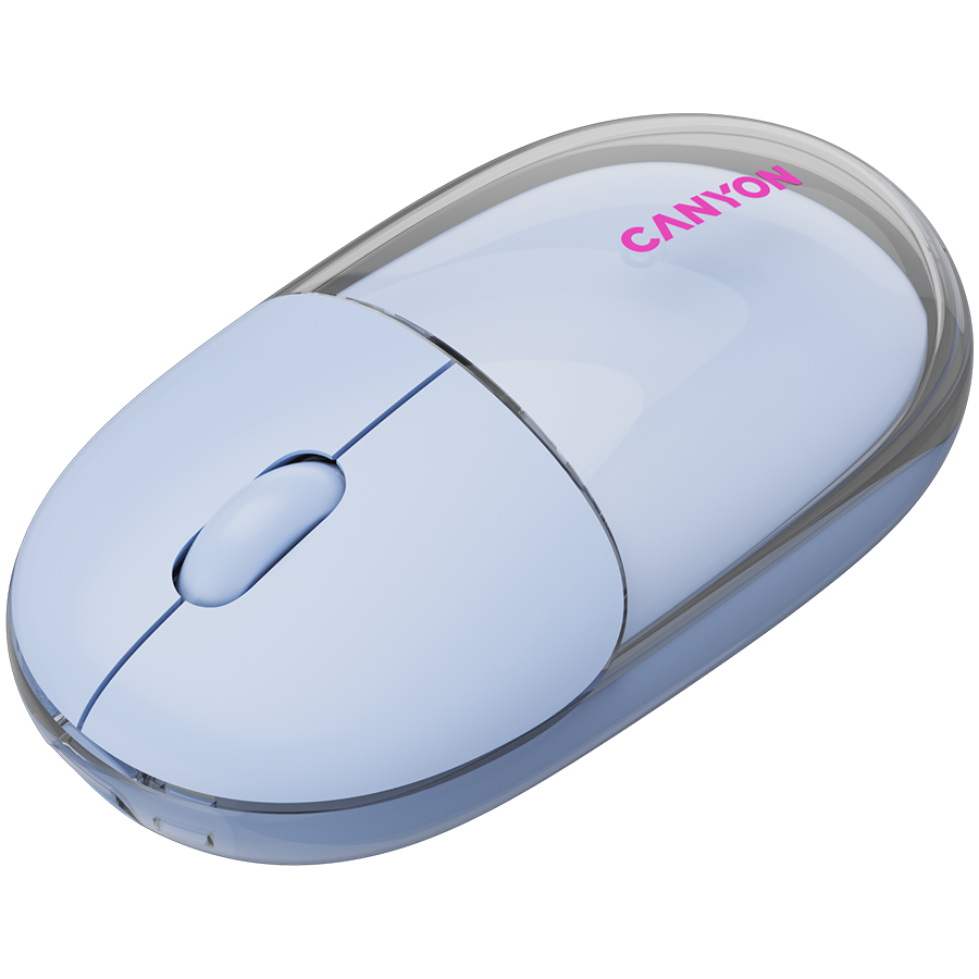 CANYON mouse OnClick 24 BT/ Wireless Transparent/Blue [5]