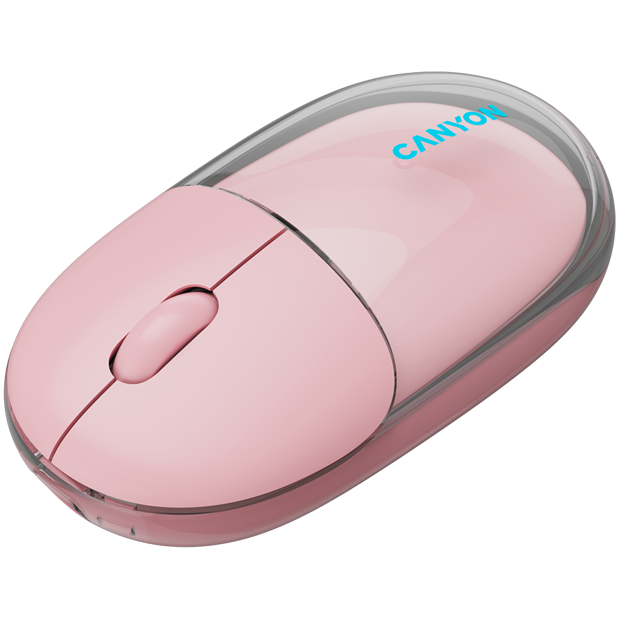 CANYON mouse OnClick 24 BT/ Wireless Transparent/Pink [5]