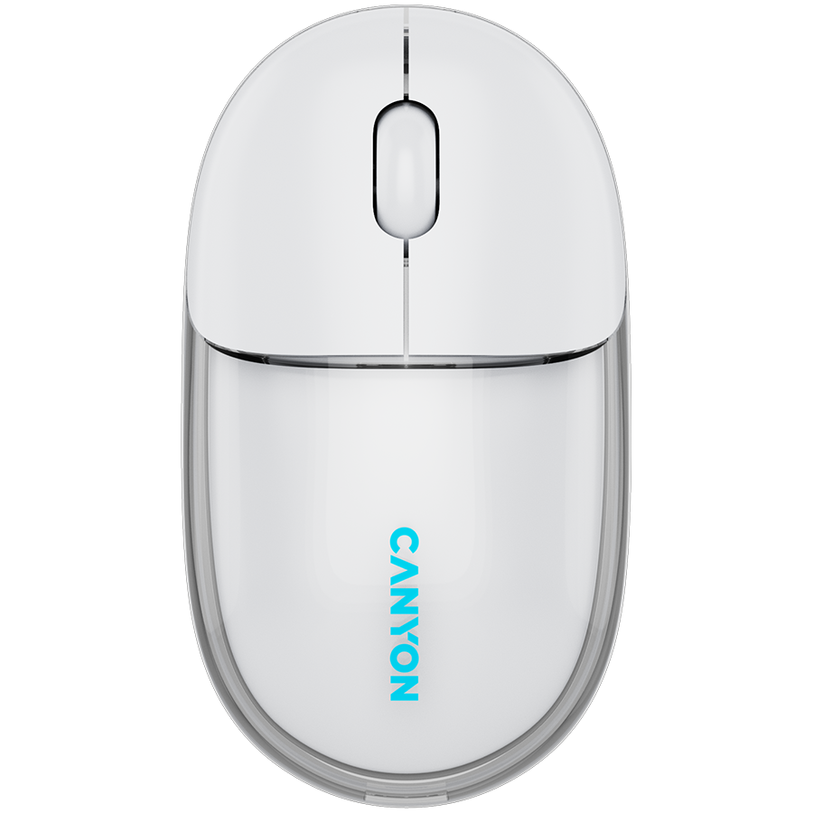 CANYON mouse OnClick 24 BT/ Wireless Transparent/White [1]