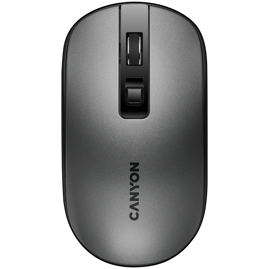 CANYON MW-18, 2.4GHz Wireless Rechargeable Mouse with Pixart sensor, 4keys, Silent switch for right/left keys,Add NTC DPI: 800/1200/1600, Max. usage 50 hours for one time full charged, 300mAh Li-poly  [1]